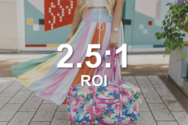 Vera Bradley Influencer Marketing Case Study; 2.5:1 ROI